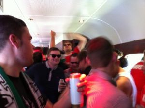 Partyzug nach Stuttgart