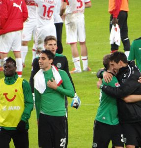 Siegreiche 96er in Stuttgart